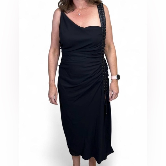 Dolce & Gabbana Black Sable calf length dress - Picture 2 of 8